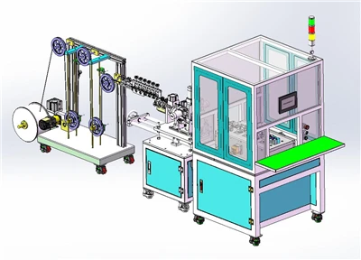 Volautomatische ringkerninductor met platte draad